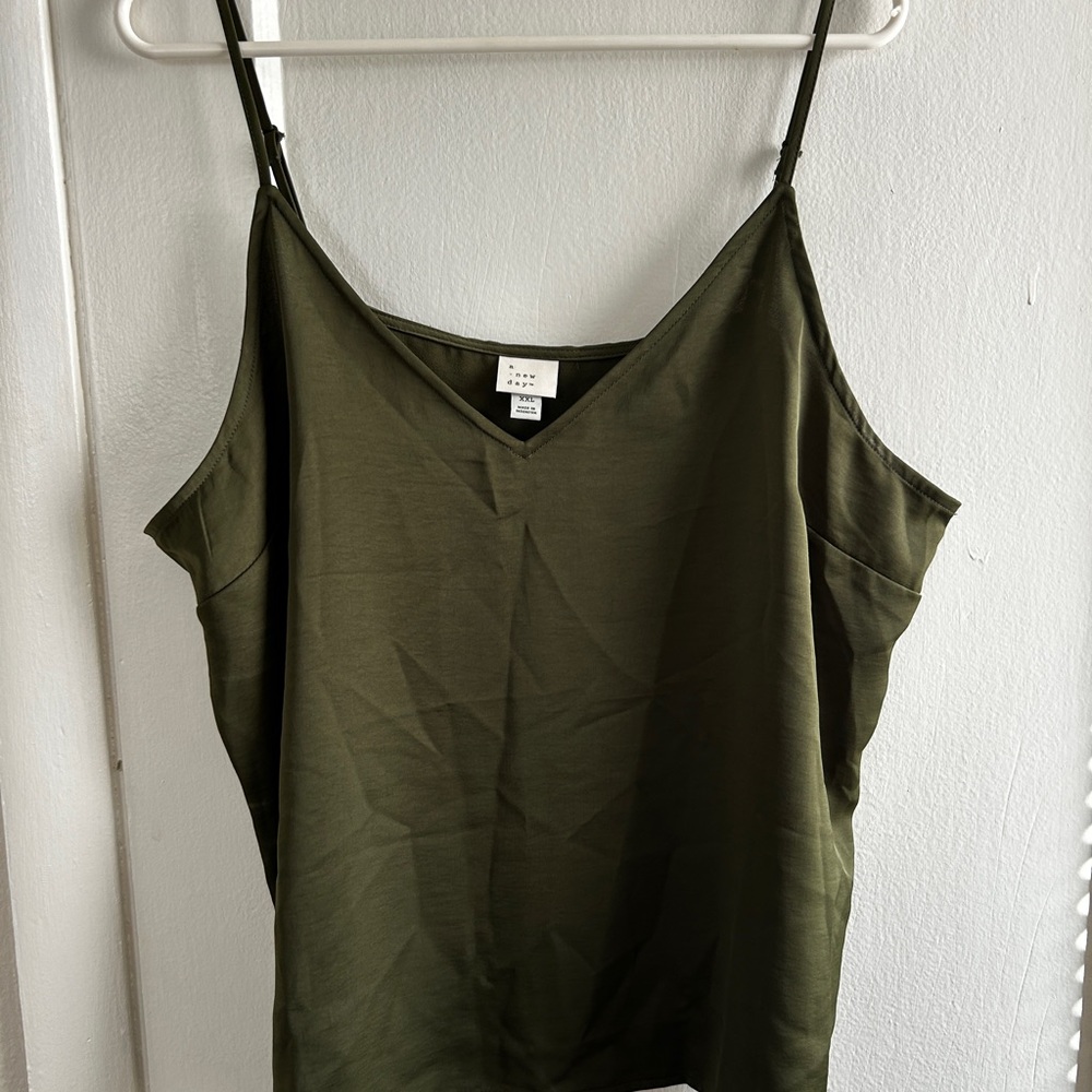 a new day Olive Camisole Top